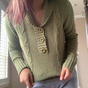 Dressbarn Green Sweater